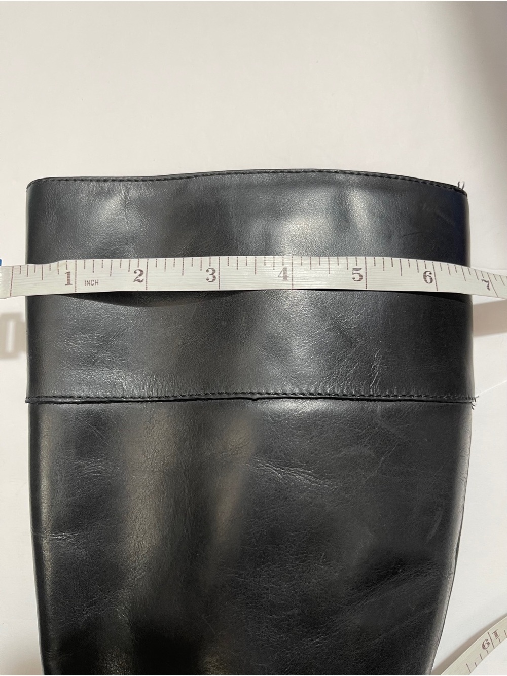 Born Black Leather Knee Boots 6.5 Side Zip Comfort - Picture 12 of 12